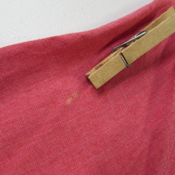 Chico's Stonewashed Red 100% Linen 3/4 Sleeve Tunic Top Size 2 (XL) - Picture 12 of 16